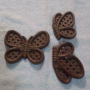 Burwood Faux Rattan Butterflies Set of 3